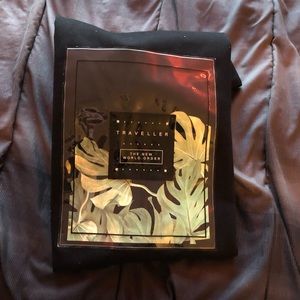 Graphic crew neck sweater